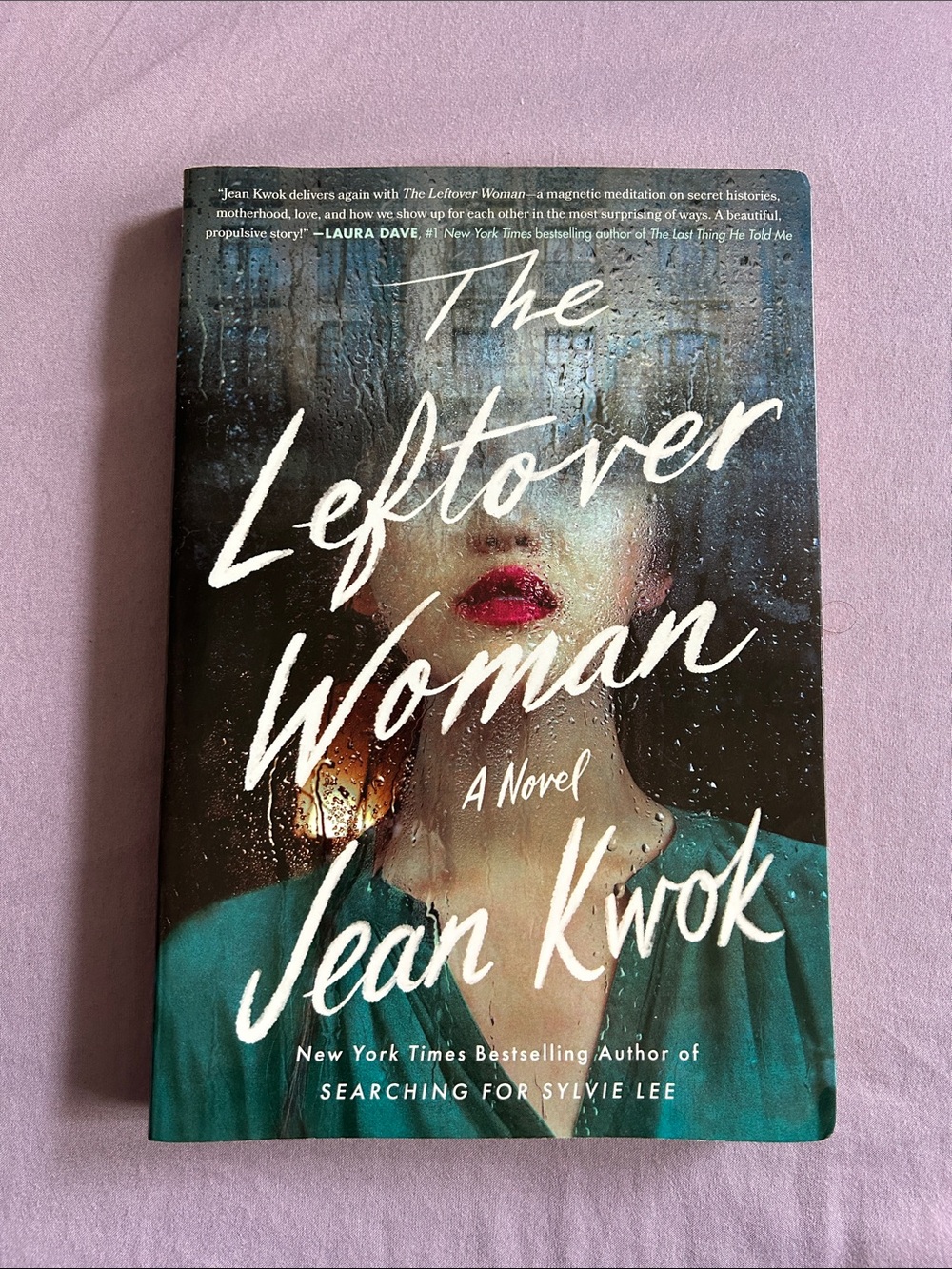 The Leftover Woman by Jean Kwok — Teal & Black Cover, NYT bestseller